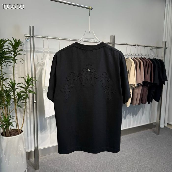 Tricou Chrome Hearts Black  T-Shirt Negru [Verificare Colet] Caliate Premium