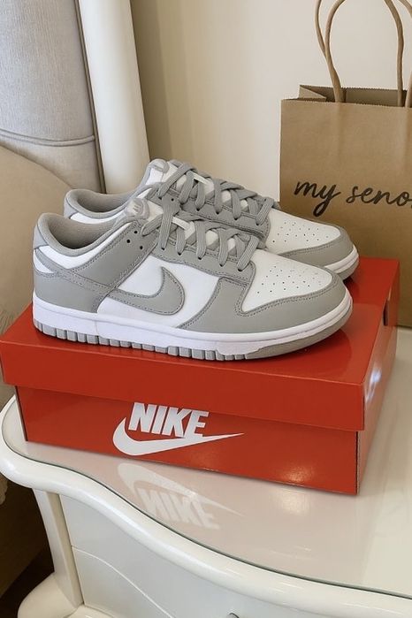 Кроссовки Nike Dunk серые