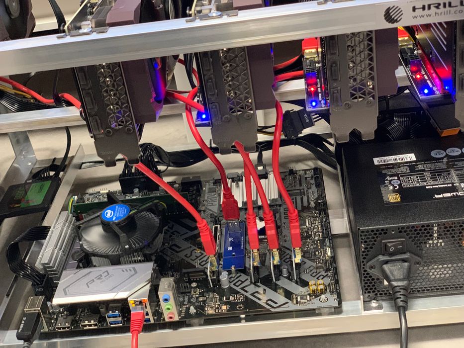 Продавам 3 броя Mining RIG-ове / копачки Nvidia RTX 3080