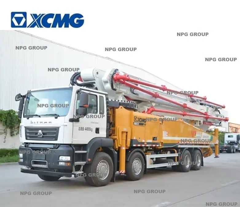 Автобетононасос HB62V на шасси SITRAK  62 метровый от Дилера XCMG