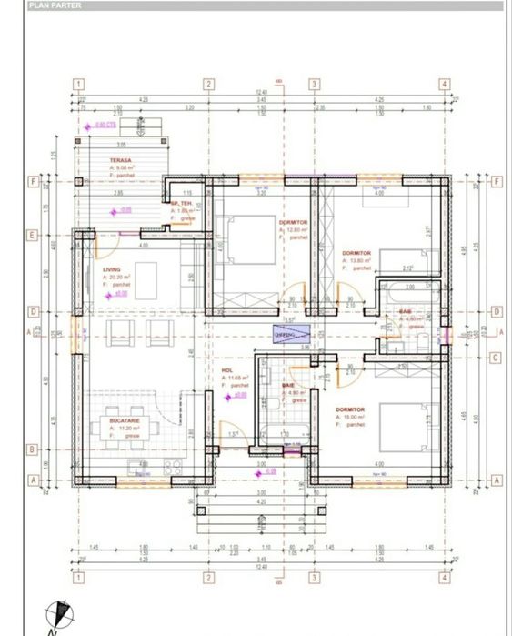‼️OCAZIE‼️Casa individuala la cheie/rosu, Obad Timis, teren 700mp