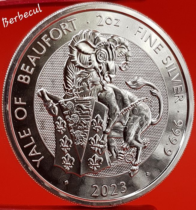 Tudor Beasts TOATE monede lingou argint 999