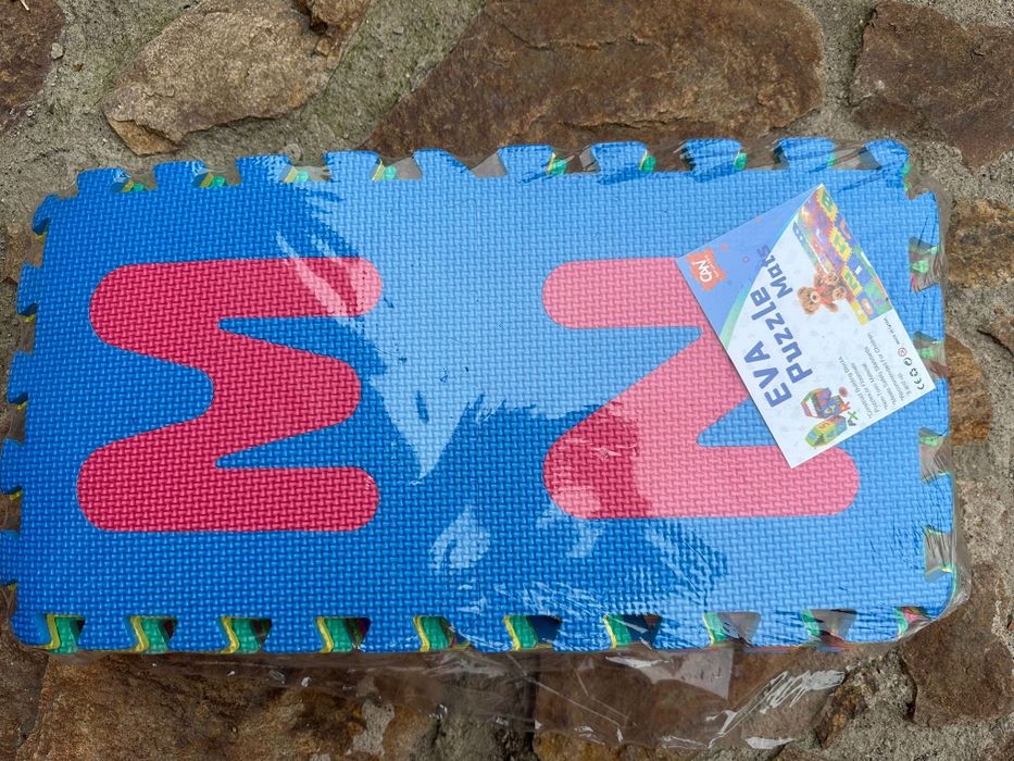 Covor puzzle podea alfabet