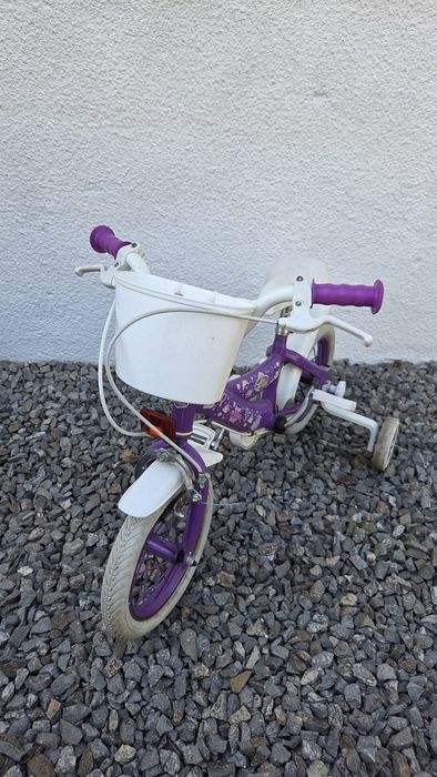 Bicicletă 12" cu roți ajutătoare