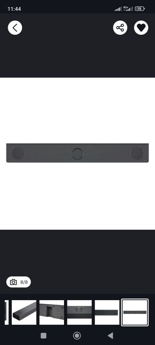 Саунбар LG  S 80 QR