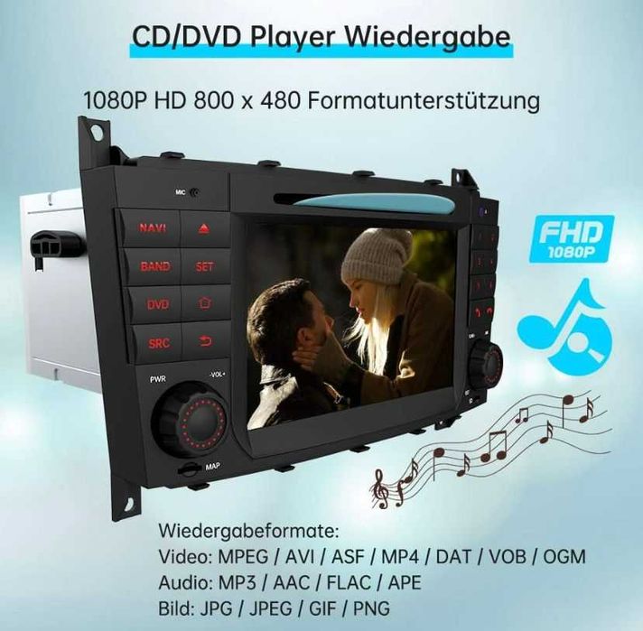 Navigatie Mercedes C Class W203 DVD + Camera Marsarier