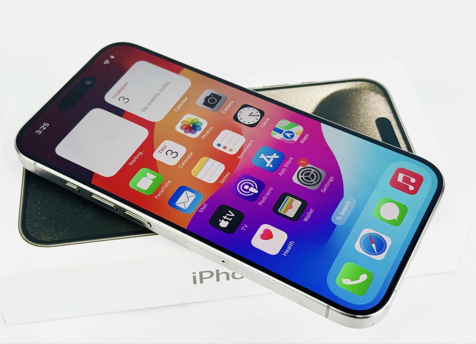 Apple iPhone 15 Pro 256GB Natural Titanium Перфектен! Гаранция!
