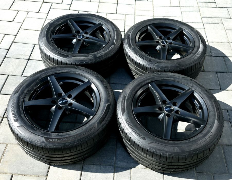 Jante aliaj VW Tiguan cu anvelope de vară 235/55/17 Hankook Dot 2022