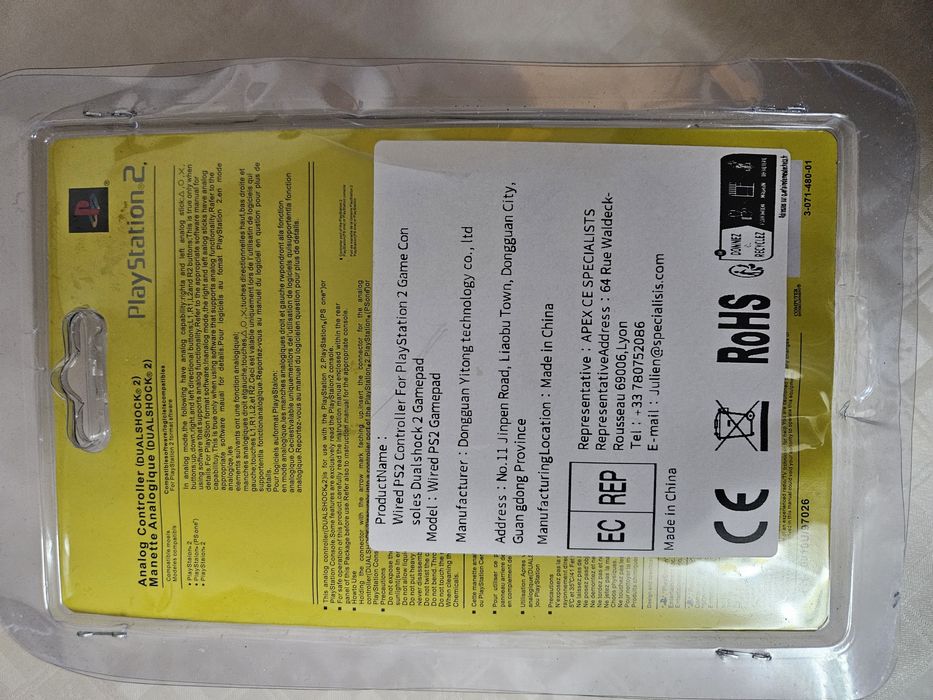 Controler ps2 playstation 2  nou la cutie