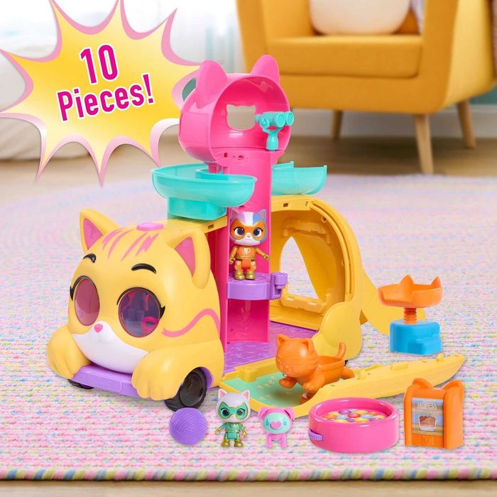 Комплект за игра SuperKitties със светлини и звуци/Супер котета