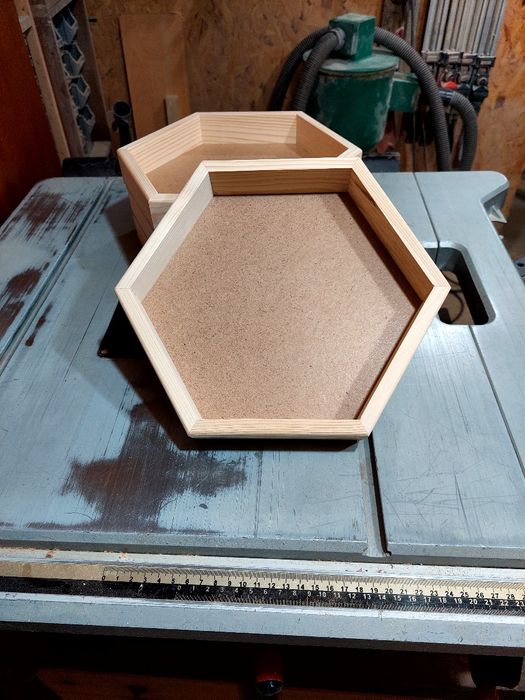 Шестоъгълна дървена рамка, Дървена рамка пчелна пита