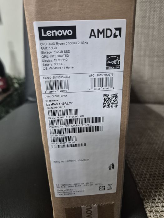 Лаптоп Lenovo ideaPad 1 15SLC7
