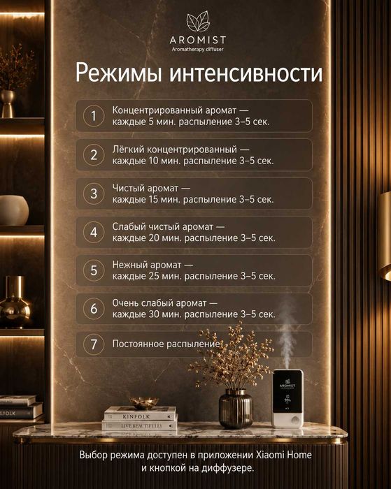Аромадиффузор освежитель воздуха для дома плюс 1 флакон в подарок