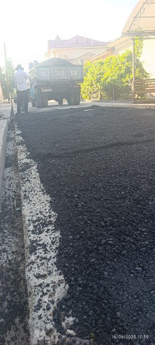 Асфальт хизмати Узбекистан буялаб
Асфальтирование дворов
Асфальтирован