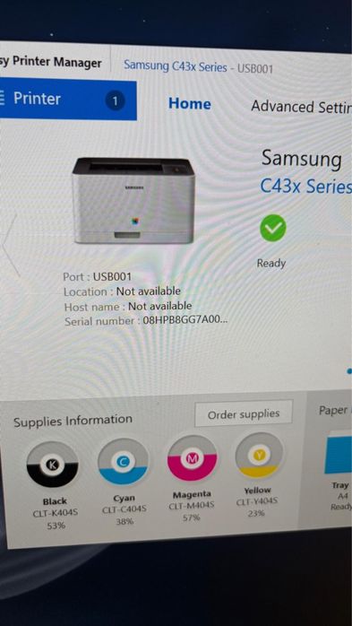 Imprimanta laser color Samsung XPress C430