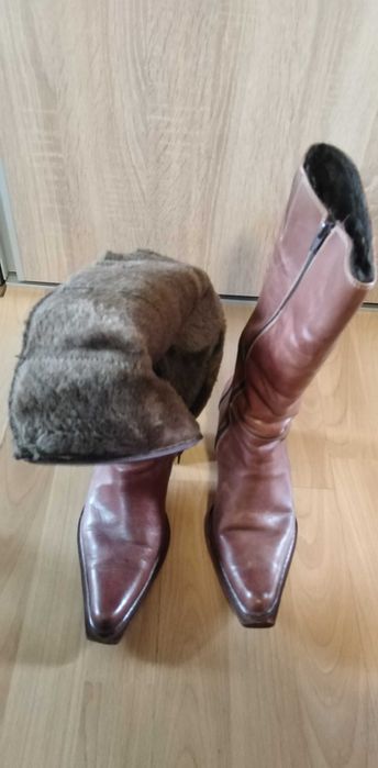 Зимни ботуши и боти - естествена кожа
