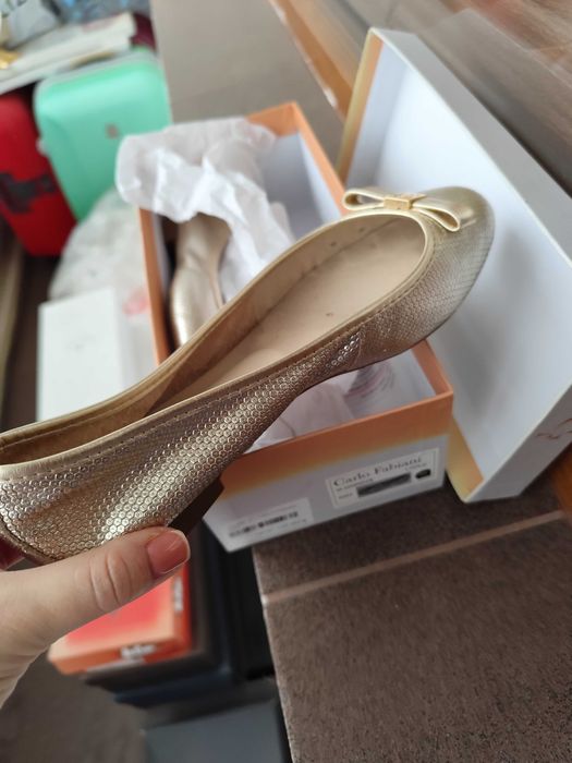 Дамски обувки ЕСТЕСТВЕНА КОЖА Карло Фабиани