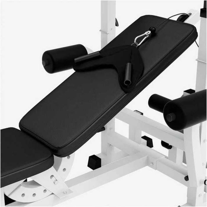 Aparat multifuncțional de fitness cu set de 40 de kg
