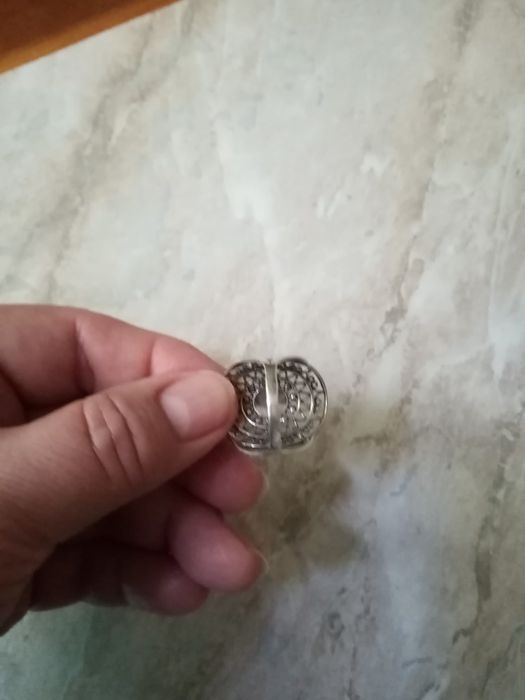 Серебряное кольцо в этническом стиле 19 размер