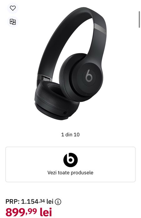 BEATS Solo 4, Bluetooth, On-ear, sigilate, transport inclus