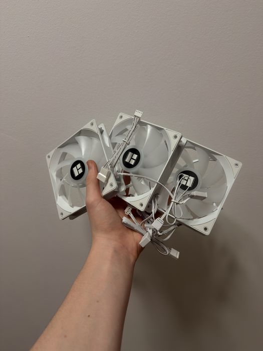 Ventilatoare Thermalright TL-CL12W-S V2 albe 3 pack