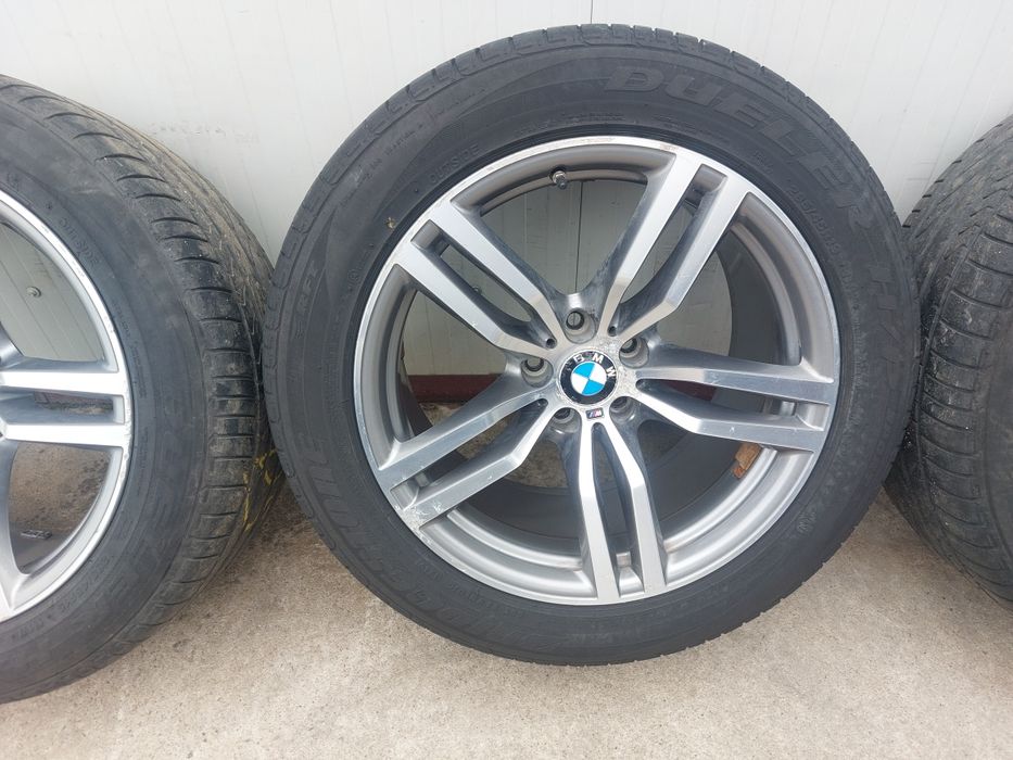 Set jante din aluminiu r19 BMW M Performance Double Spoke Style 623M / DOUA LATIMI / 5x120 / anvelope vara RSC 255 50 r19 si 285 45 r19 Bridgestone