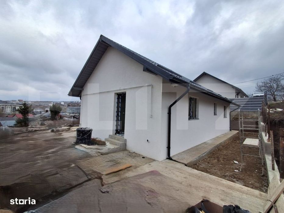 Casa 3 camere, 86mp, 310 mp teren, cu terasa si beci, Visani