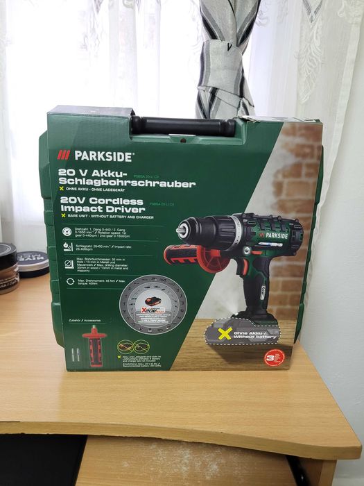 Parkside 20V bormasina cu percuție 3 in 1
