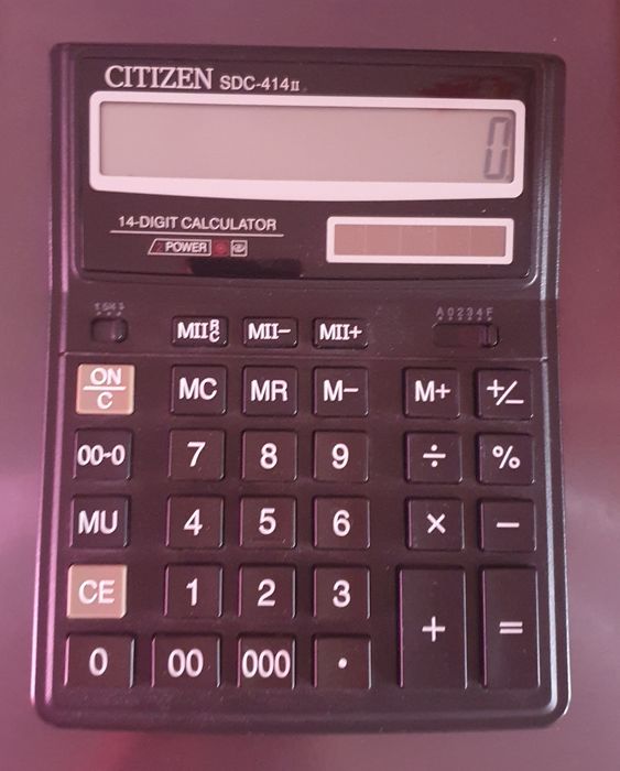 Калькулятор CITIZEN SDC-414II