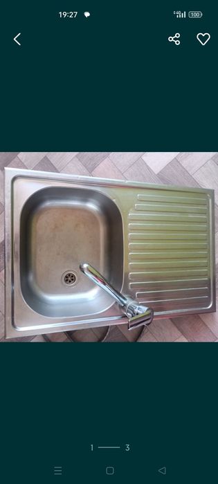 Раковина мойка со смесителем