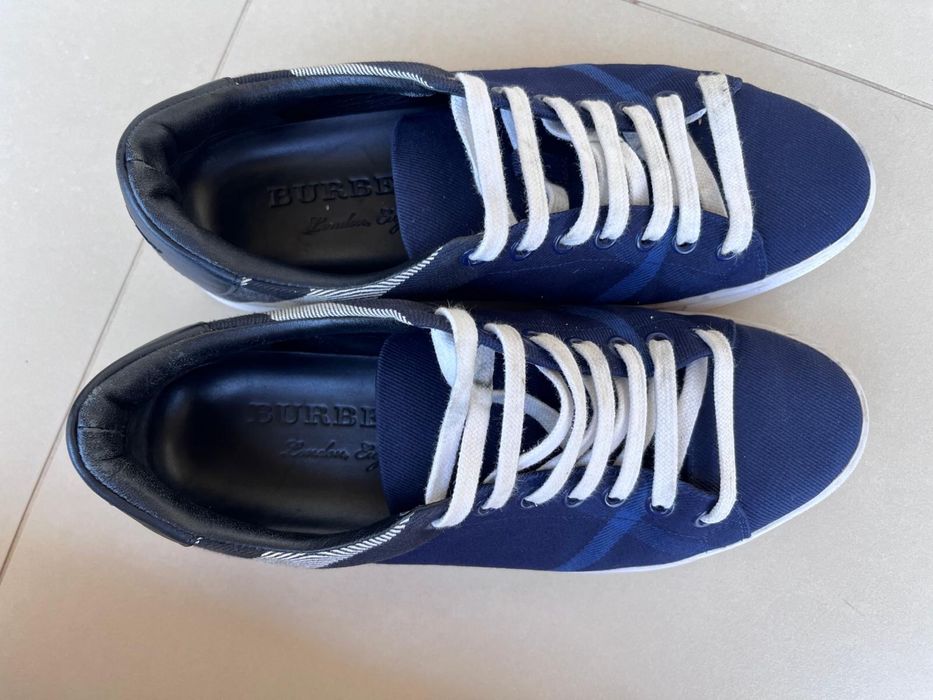 Burberry check sneakers 39