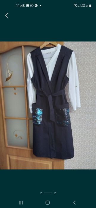 Продам жакет с блузкой