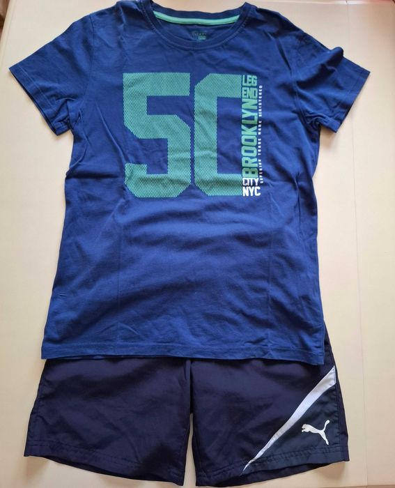 Два детски лота Puma и Slazenger за дете на 9-10 г с ръст 134-140 см