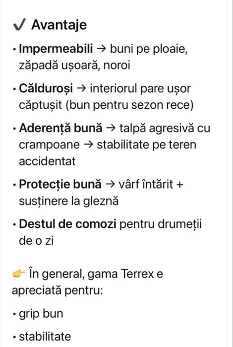 Bocanci drumetie impermeabili