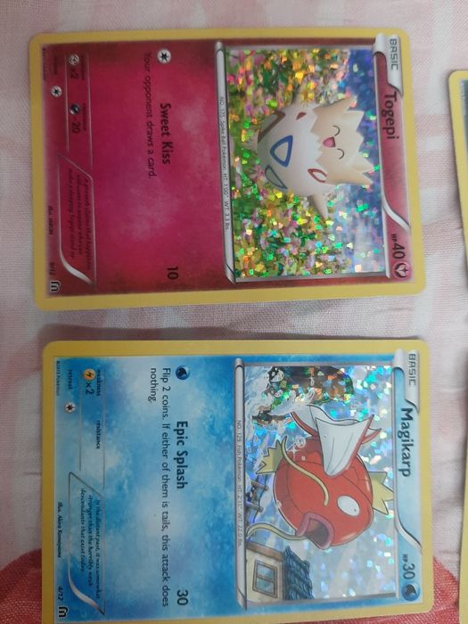 Cărți pokemon promoționale McDonald's 2016