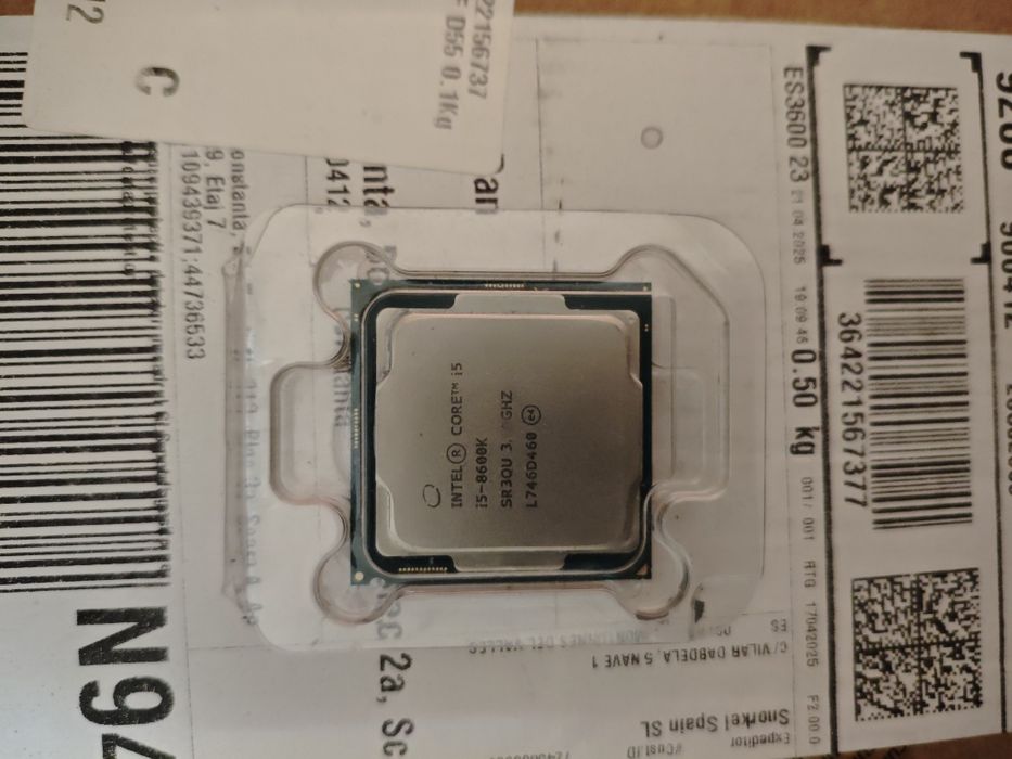 Procesor Intel Core i5-8600K (6 nuclee, 4.3GHz Turbo) - Testat, Funcțional