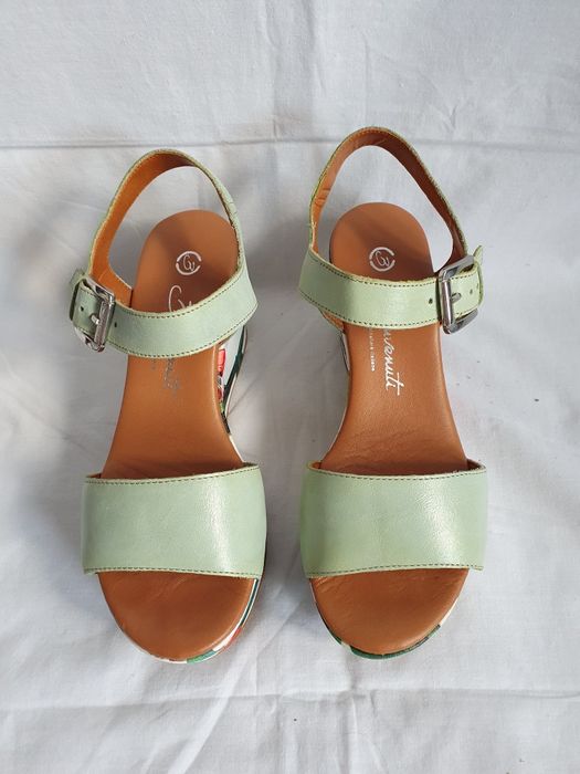 Sandale cu platforma Benvenuti 37 piele naturala