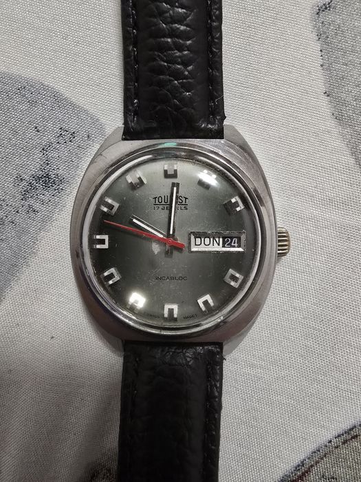 Ceas barbatesc elvetian Fero  Tourisr Citizen su Minitor  330roni 34 mm 36 mm