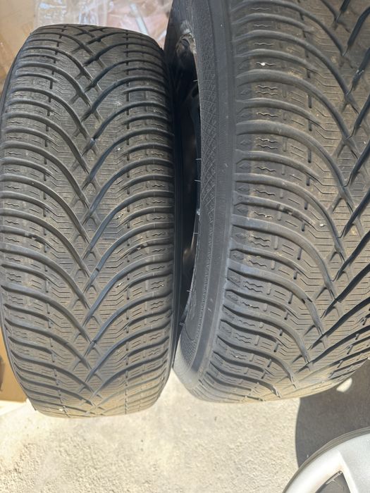 Зимни гуми клебер Дот1817 195/65/15 с джанти и тасове