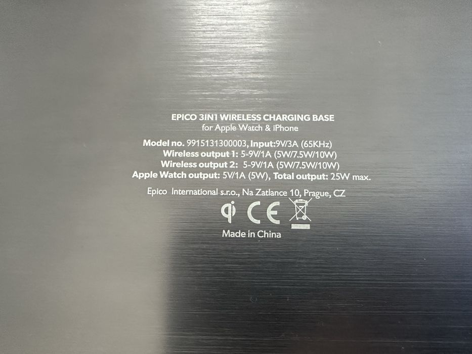 Încărcător wireless Epico 3 în 1