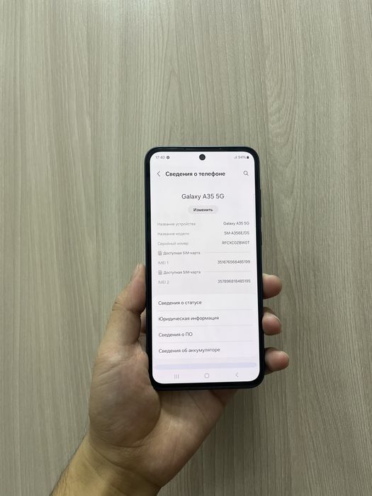Продам Samsung A35 5G 256гб