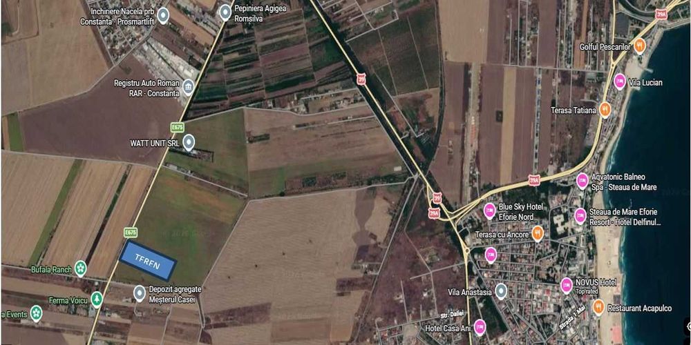 Teren intravilan Agigea 1000 mp