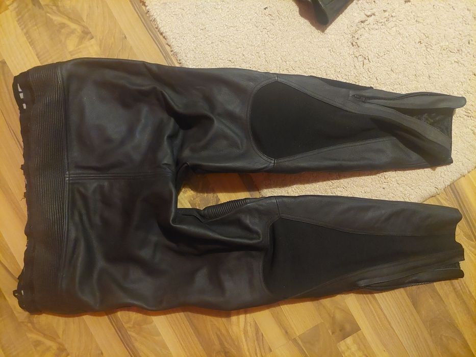 Pantaloni moto Vanucci ,piele naturala,marime mare