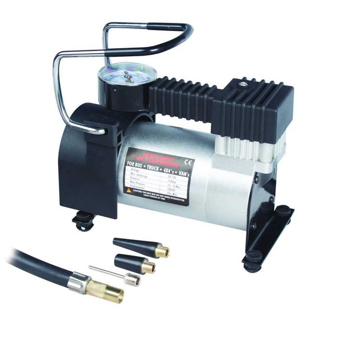 Мощен висококачествен портативен/преносим компресор за гуми