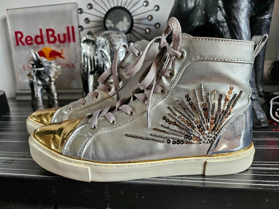 Philipp plein и GUESS сникърси естествена кожа оригинални