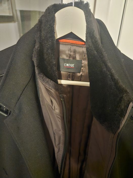 Palton Bărbați CINQUE Model CITASTE - Mărime 50 - Nou, Nepurtat (Lână Virgină)