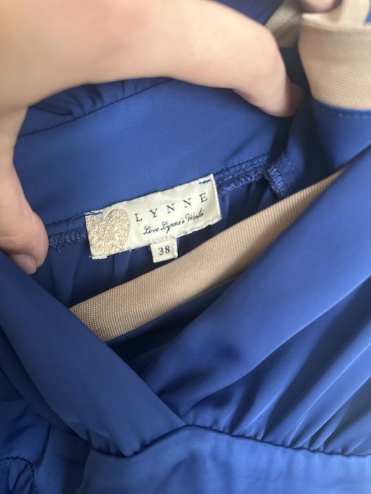 Rochie lunga albastra LYNNE