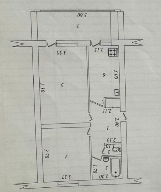 Продается 2/4/4 Карасу-2, 77 серия