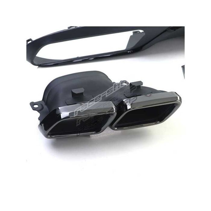 Заден дифузьор с накрайници черни за Mercedes E Class W213 с AMG Line