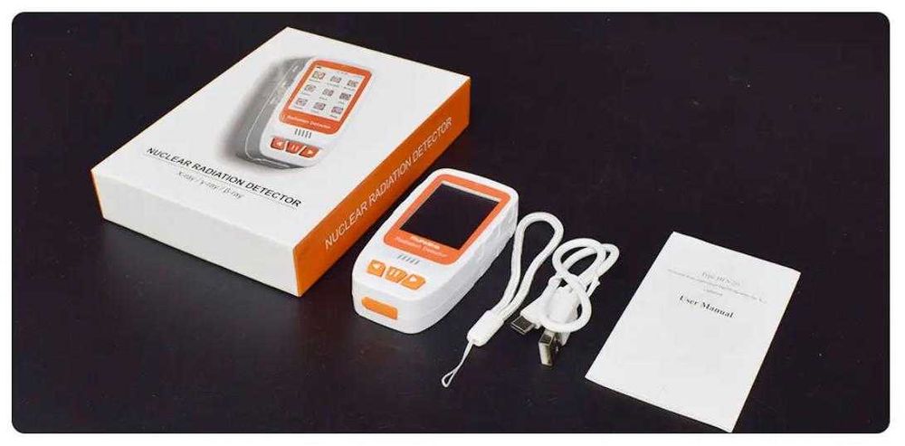 Гайгер Мюлеров Брояч Детектор Радиация Ядрена Радиоактивност Дозиметър